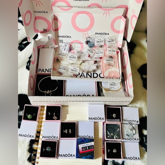 1pcs/pair Pandora 925 Sterling Silver Charm/Earrings Women’s Pin Fine Jewelry - Picture 12 of 16